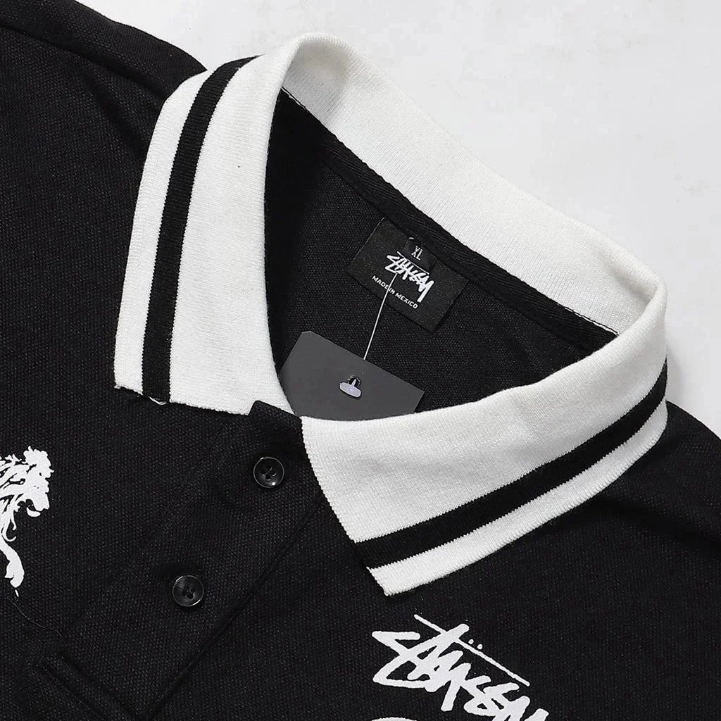 Stüssy World Tour Polo Shirts qc 9