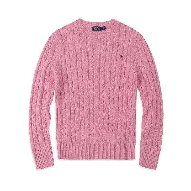 Polo Ralph Lauren's classic cable-knit cotton sweater qc 6