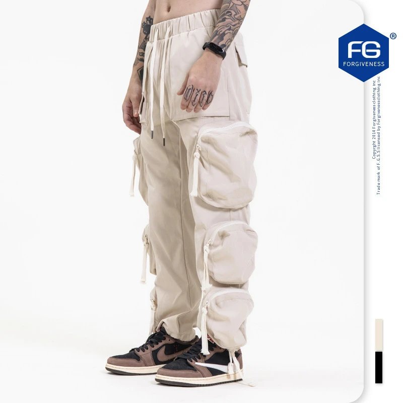 Forgiveness Black Multi-Pocket Cargo Pants qc 3