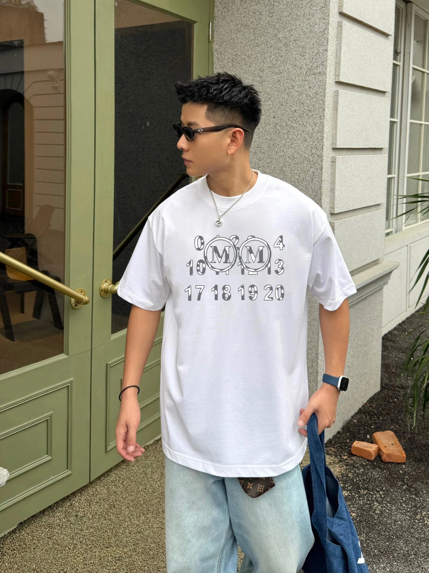 Maison Margiela cotton short-sleeved T-shirt qc 7
