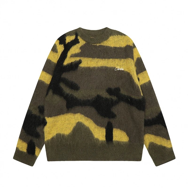 Corteiz Mohair Camo Knitwear qc 1