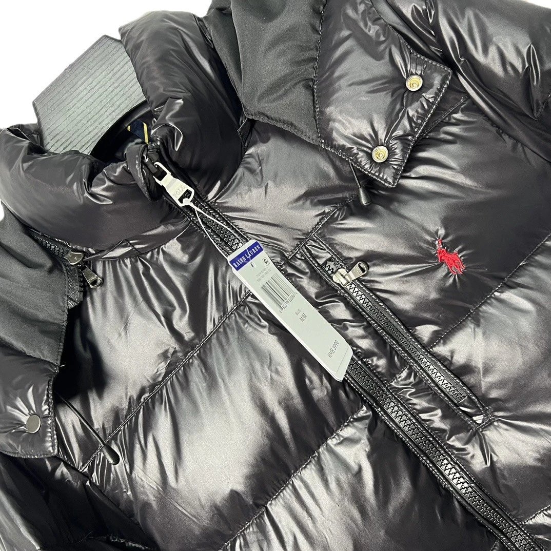 Polo Ralph Lauren El Cap Glossy Down Jacket Black qc 4