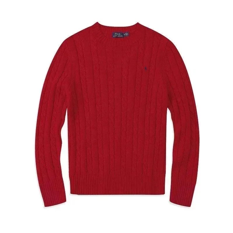 Polo Ralph Lauren's classic cable-knit cotton sweater qc 9
