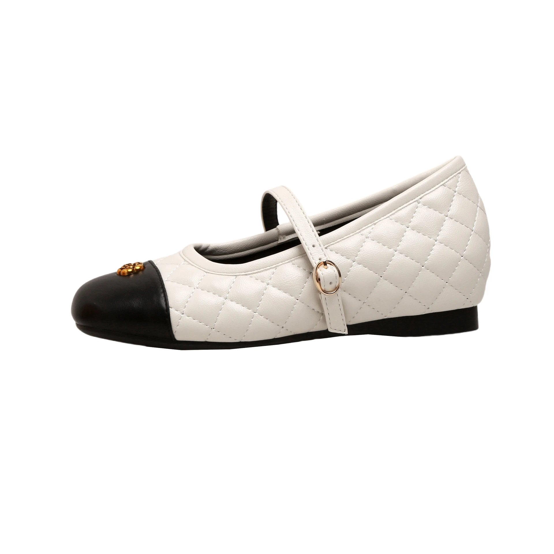 Chanel Quilted Mary Jane Flats qc 4