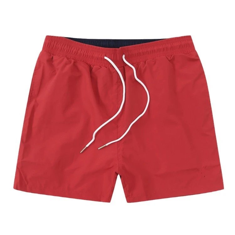 Men's Quick-Drying Solid Color Swim Trunks / Board Shorts qc 4