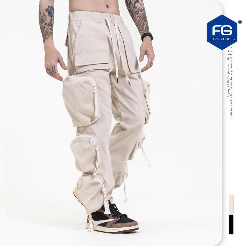Forgiveness Black Multi-Pocket Cargo Pants qc 2