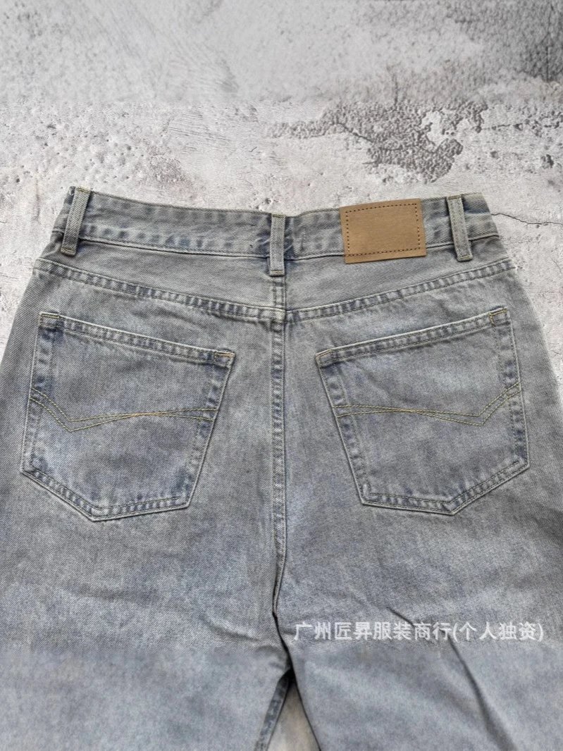 Balenciaga Mud Washed Flare Jeans qc 4