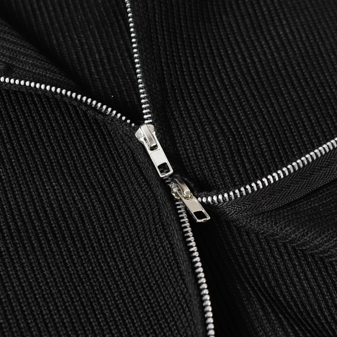 Calvin Klein Jeans Logo-Embroidery Zip-Up Knit Cardigan Knitwear qc 7