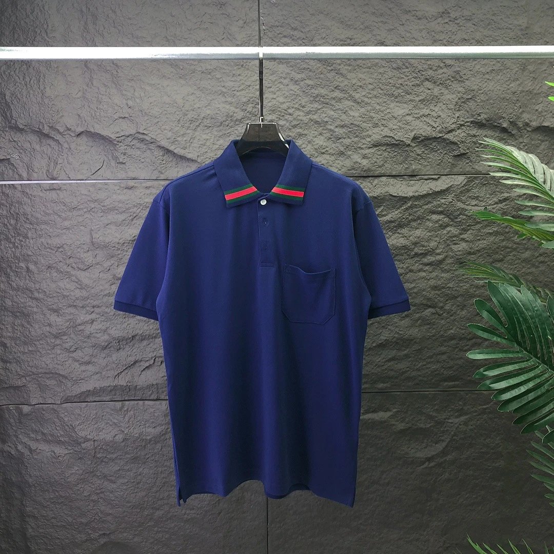 Gucci Web Trim Cotton Piqué Polo Shirts qc 2
