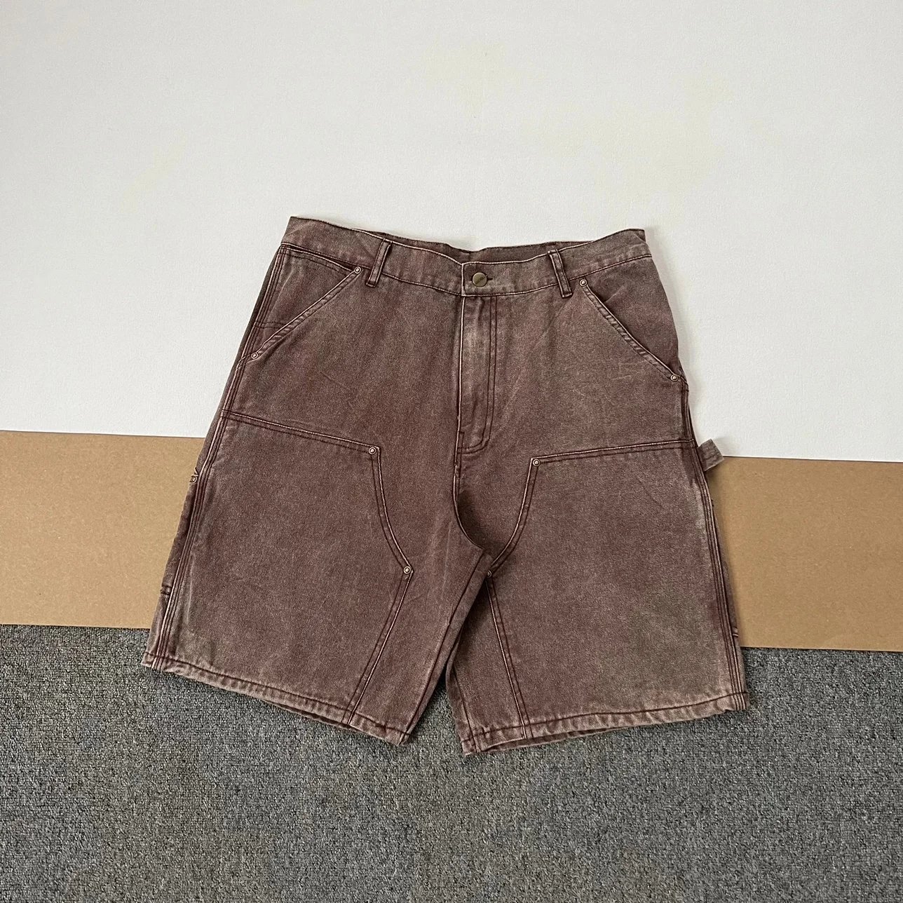 Carhartt WIP B117 Washed Canvas Work Shorts qc 1