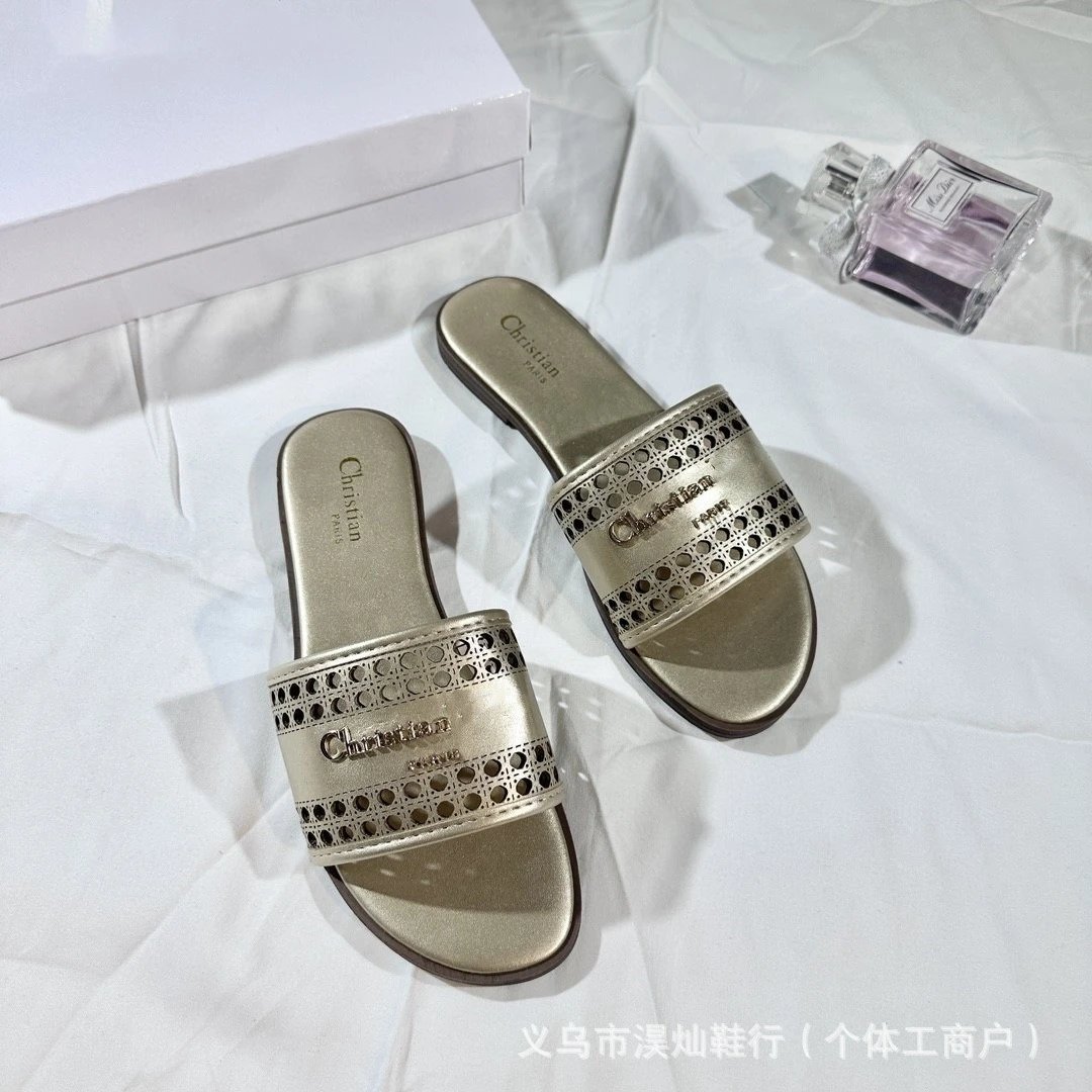 Dior Or D-Lane Slide qc 3