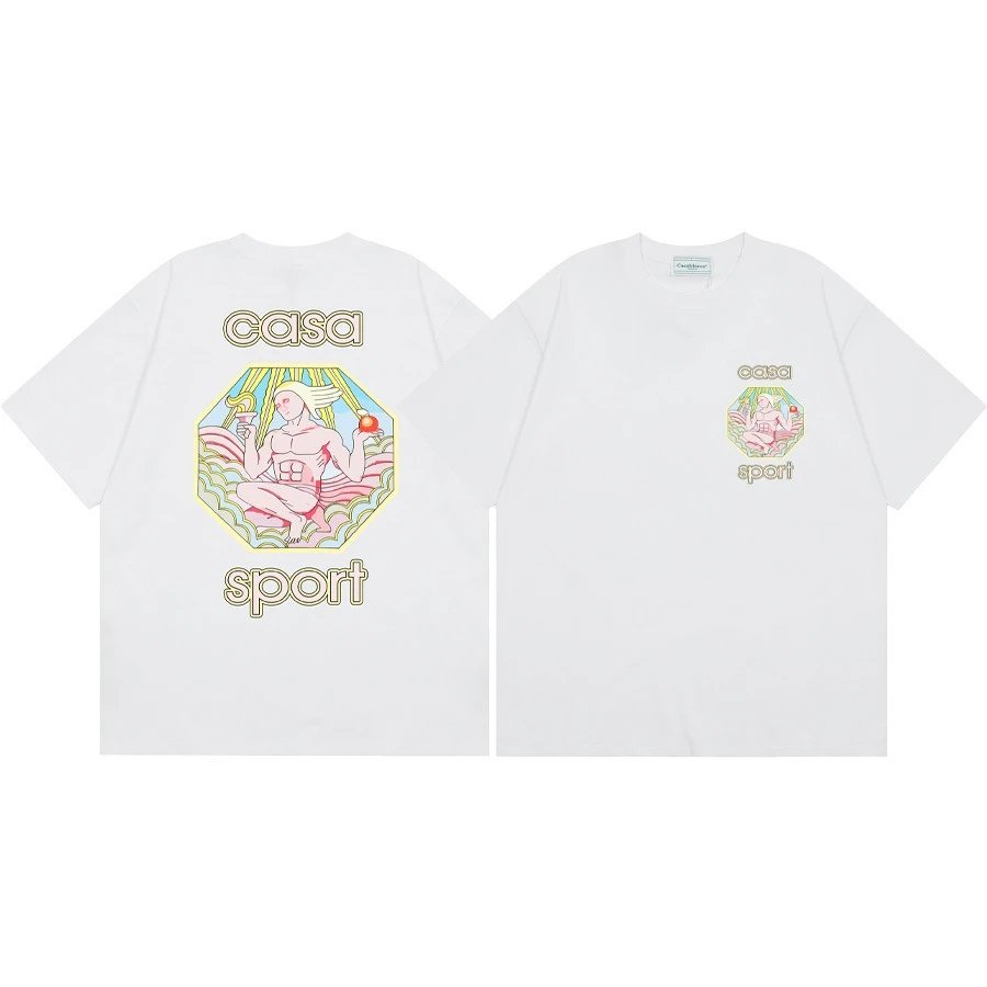 Casablanca Tennis Club Graphic T-Shirts qc 1