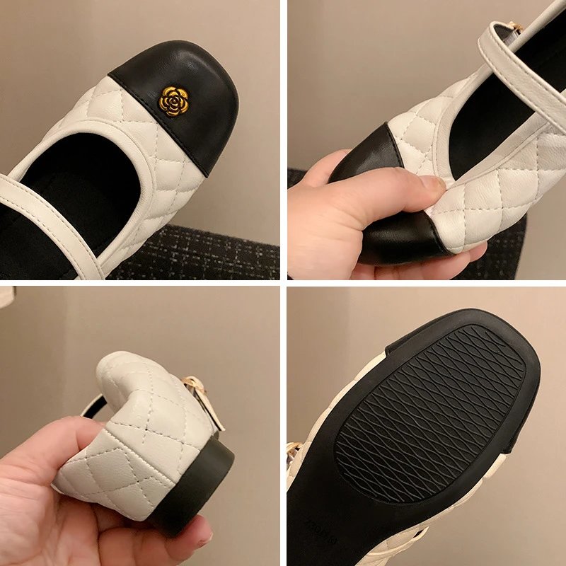 Chanel Quilted Mary Jane Flats qc 2