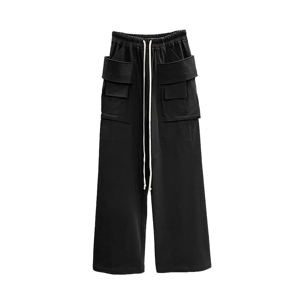 Rick Owens DRKSHDW Creatch Wide Cargo Drawstring Pants qc 4