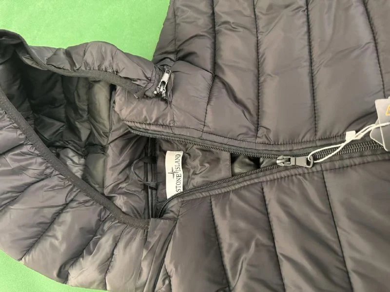Stone Island Garment Dyed Micro Yarn Hooded Down Jackets qc 4
