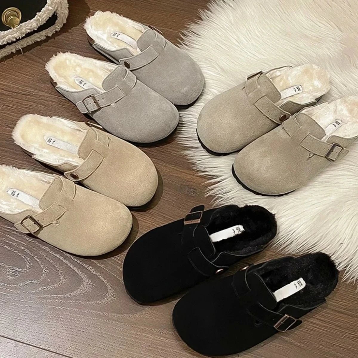 Birkenstock Arizona Birkenstock Boston Shearling qc 2