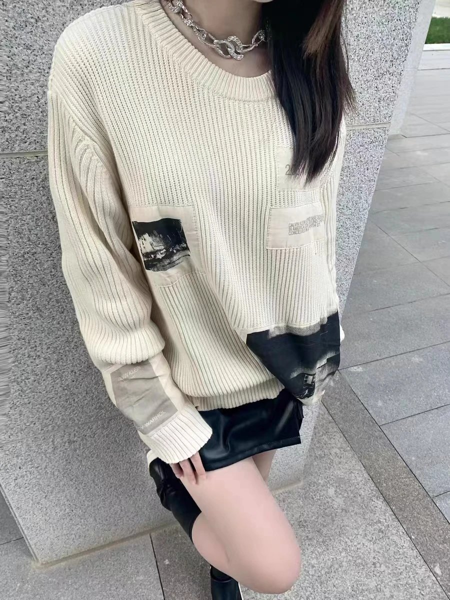 Calvin Klein 205W39NYC Andy Warhol Landscape Knitwear qc 1