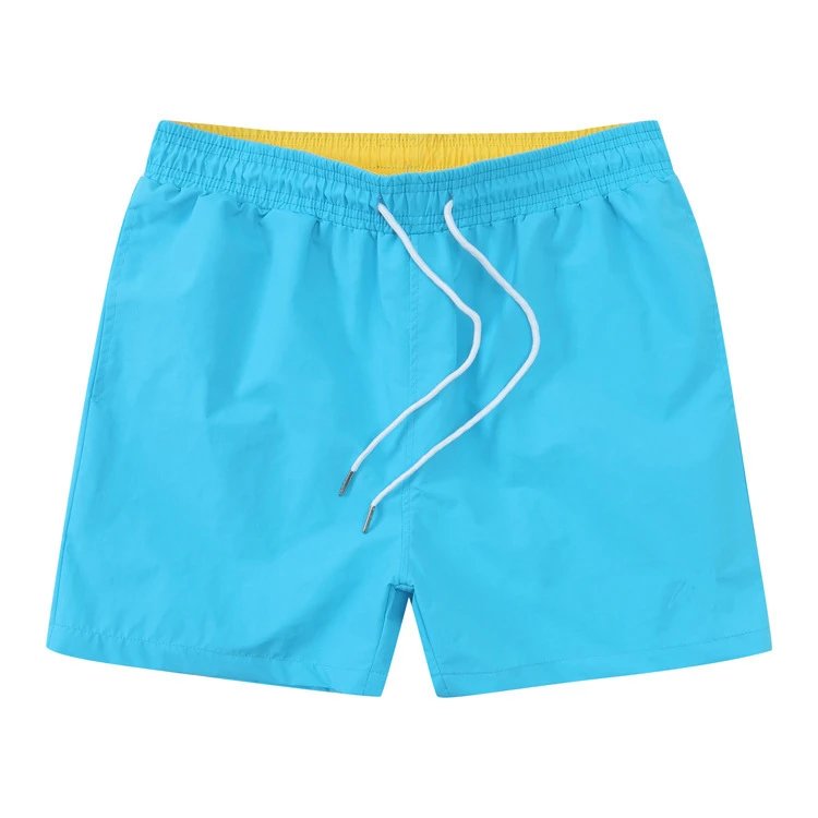Men's Quick-Drying Solid Color Swim Trunks / Board Shorts qc 3