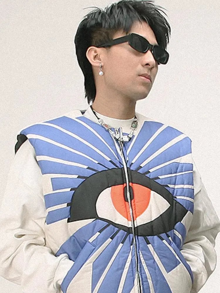 House of Errors All Seeing Puffer Vest qc 2