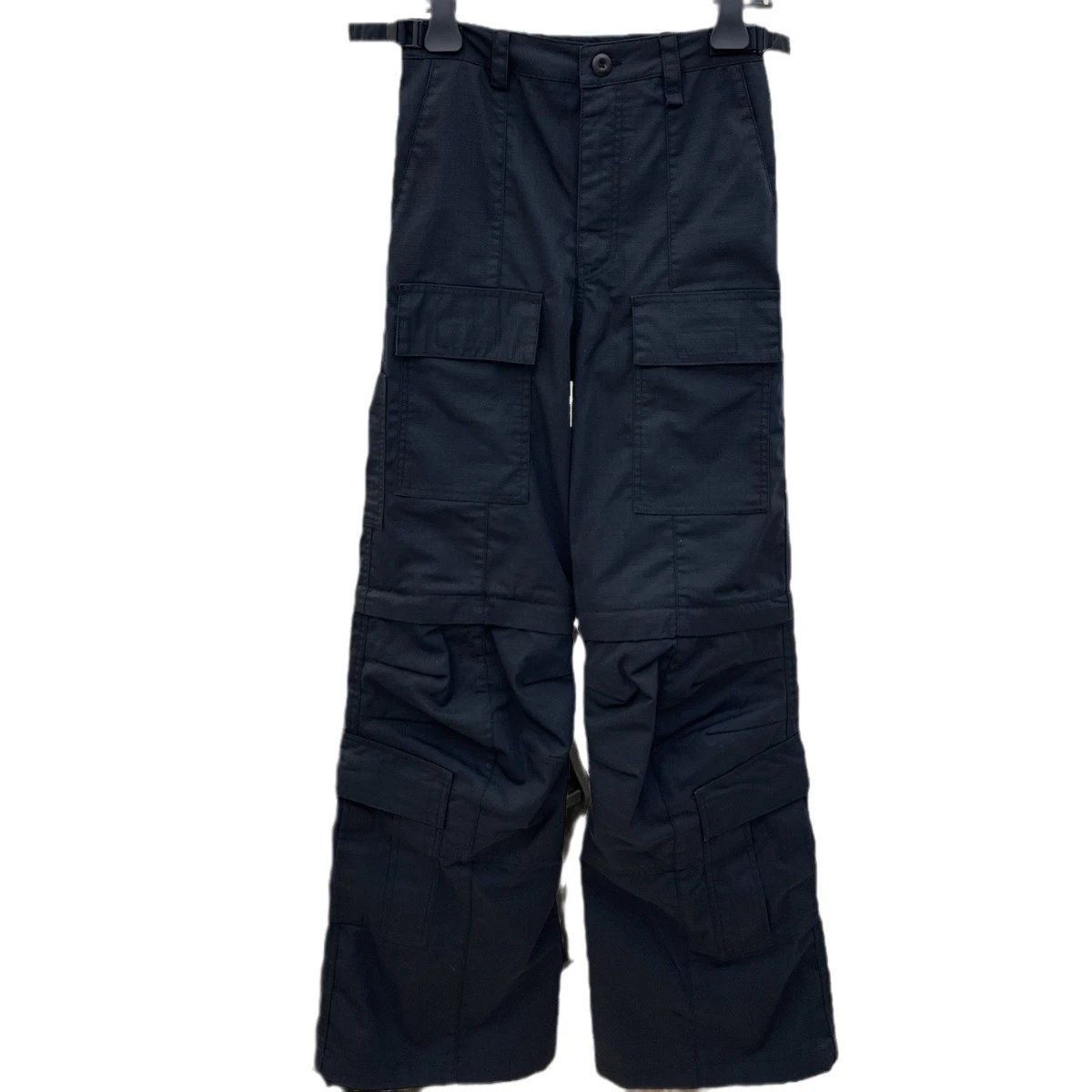 Balenciaga Black Cargo Pants qc 4