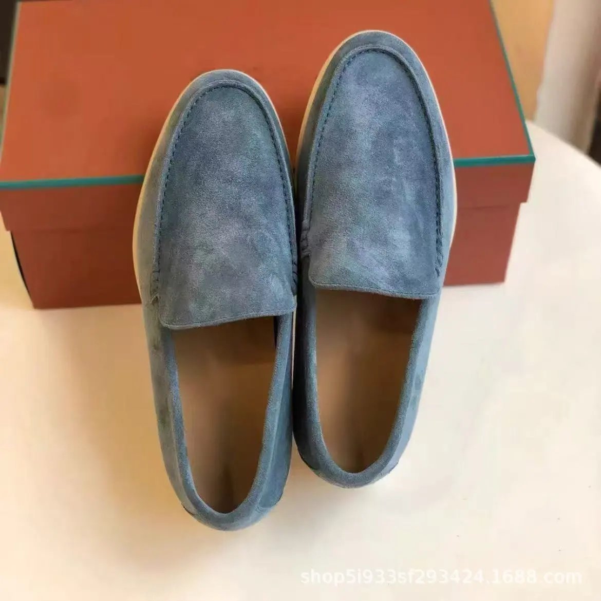 Loro Piana Italian-Style Casual Loafers qc 2