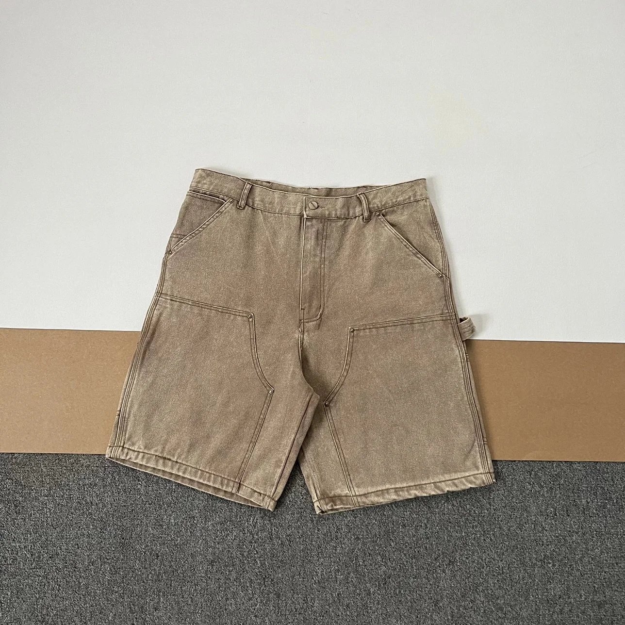 Carhartt WIP B117 Washed Canvas Work Shorts qc 3