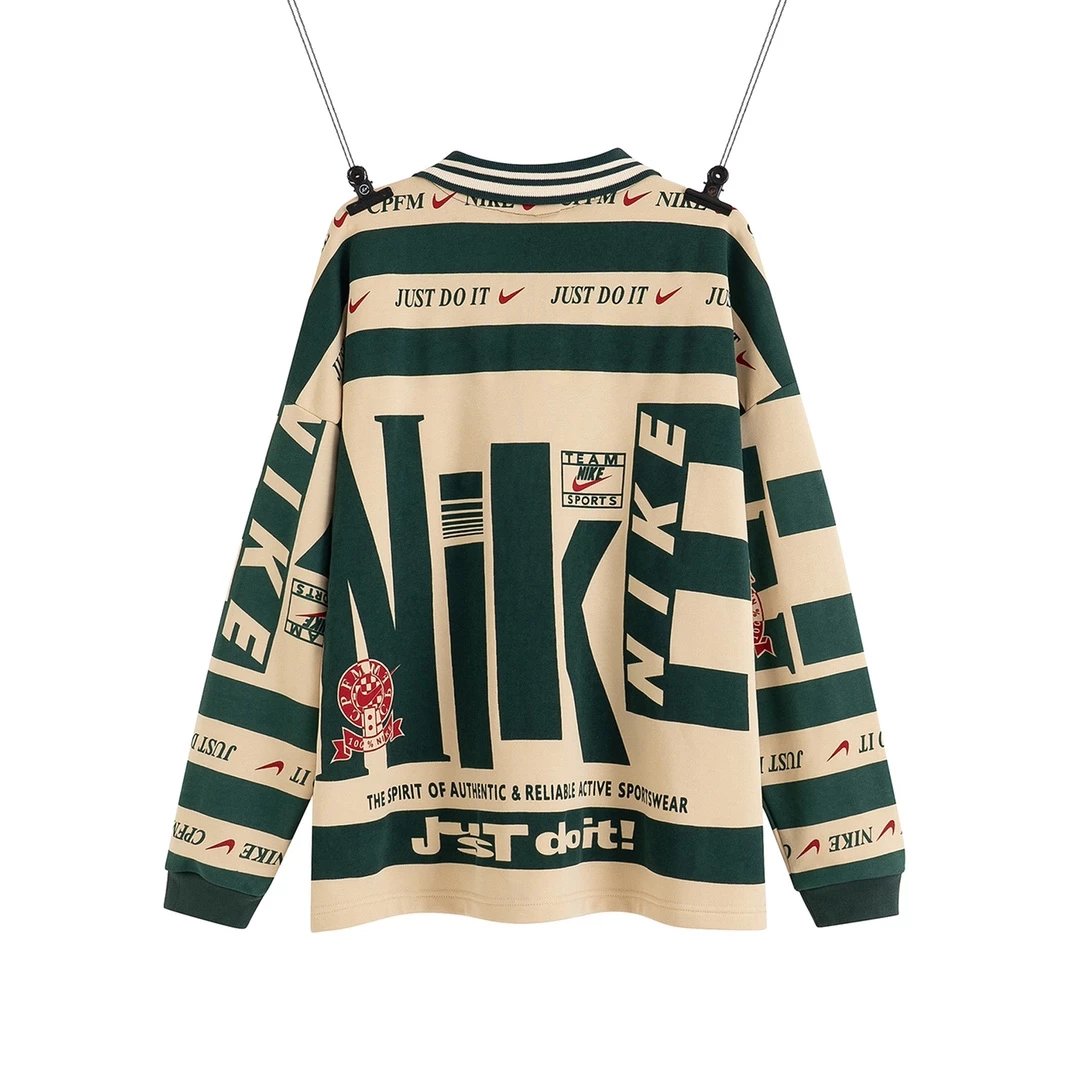 Nike x Cactus Plant Flea Market Longsleeve Polo Natural qc 1