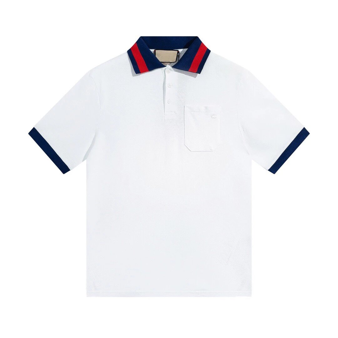 Gucci Web Trim Cotton Piqué Polo Shirts qc 2