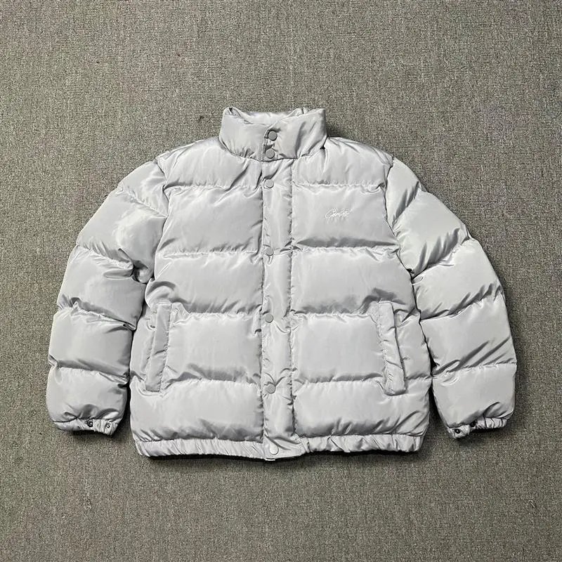 Corteiz Bolo Puffer Black/Green/Grey Down Jackets qc 4