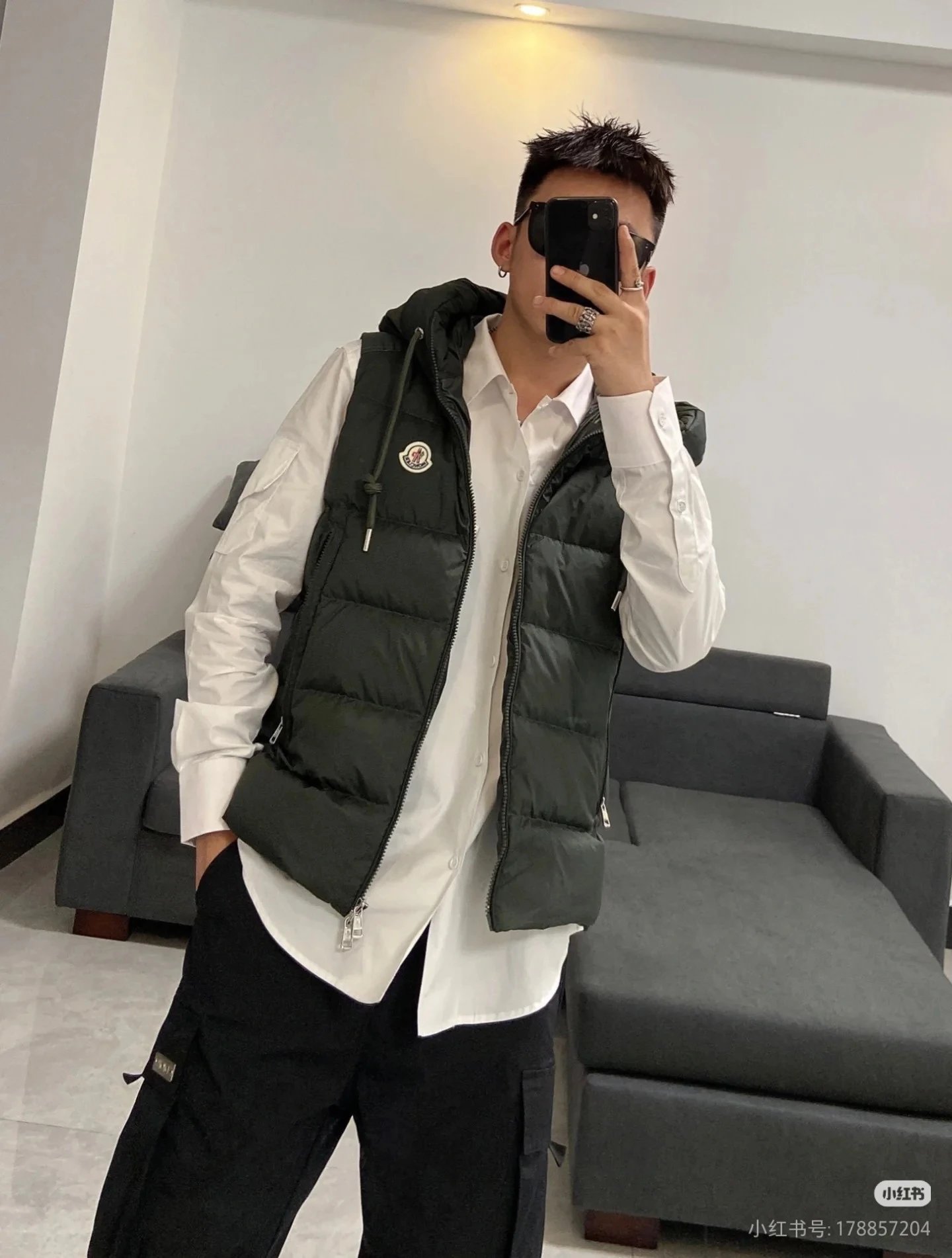 Moncler Cardamine Men's Down Vest qc 5