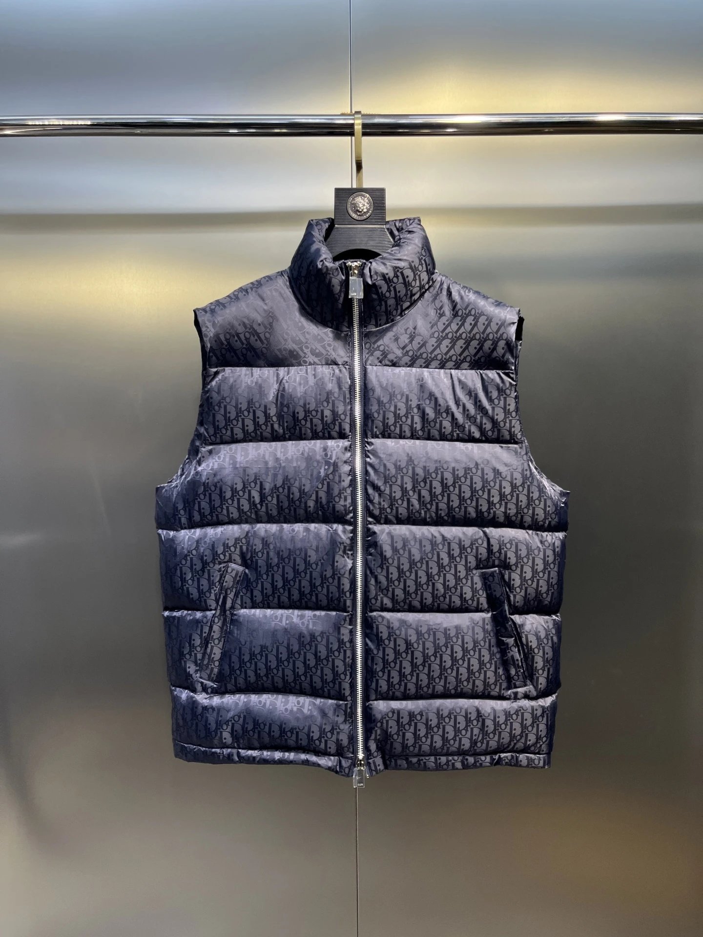Dior Oblique jacquard puffer vest qc 4