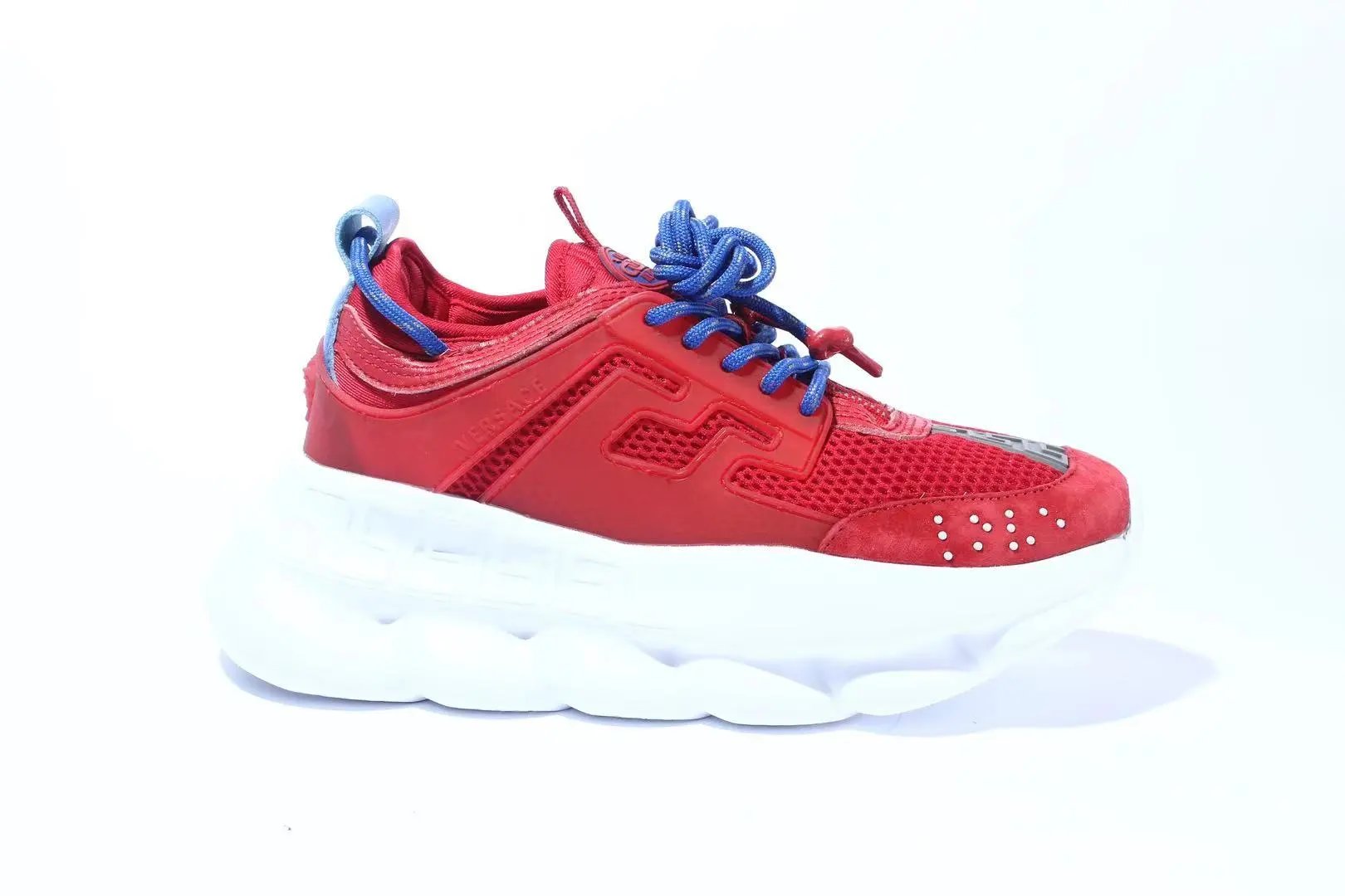 Versace Chain Reaction Color Block Sneakers qc 4