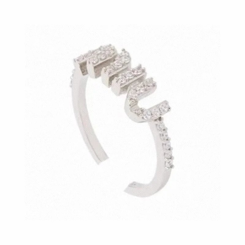 Miu Miu silver metal ring qc 4