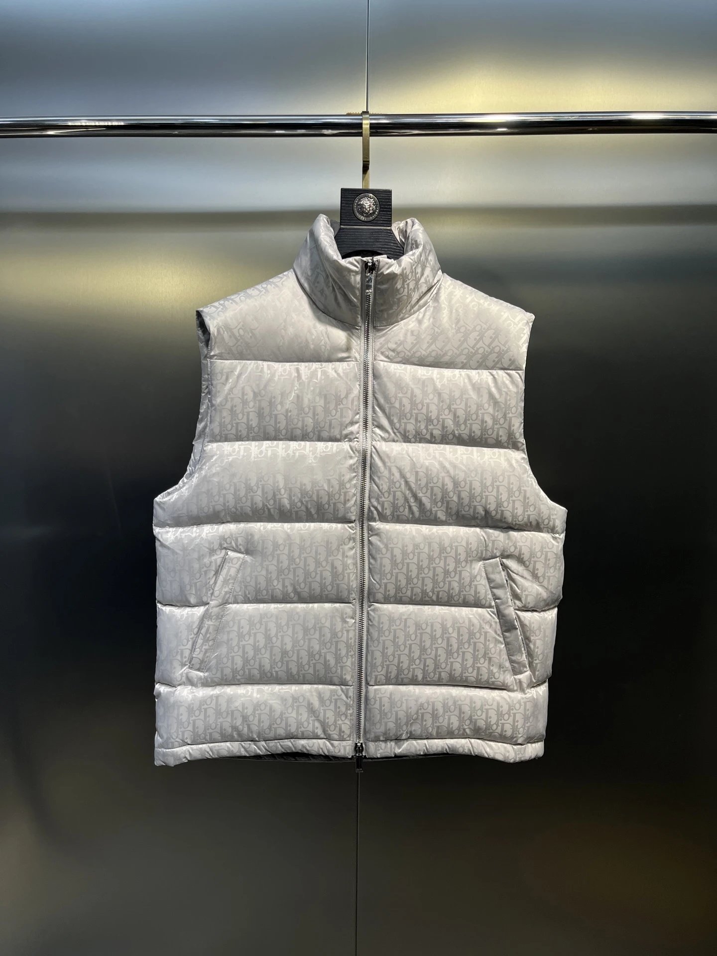 Dior Oblique jacquard puffer vest qc 3