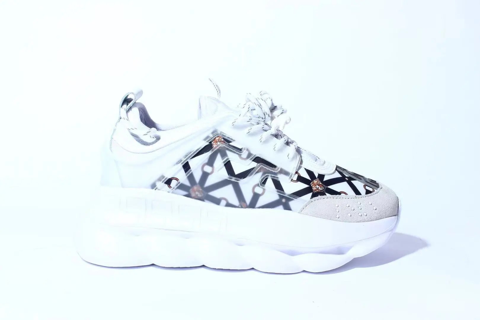Versace Chain Reaction Color Block Sneakers qc 1