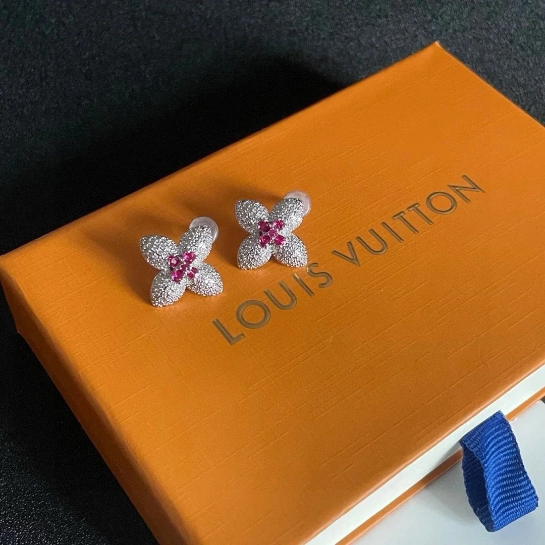 Phoebloom Jewelry Classic Four-Leaf Clover Zirconia Earrings qc 5