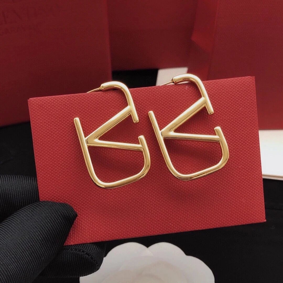 Valentino VLogo Signature Metal Earrings qc 2