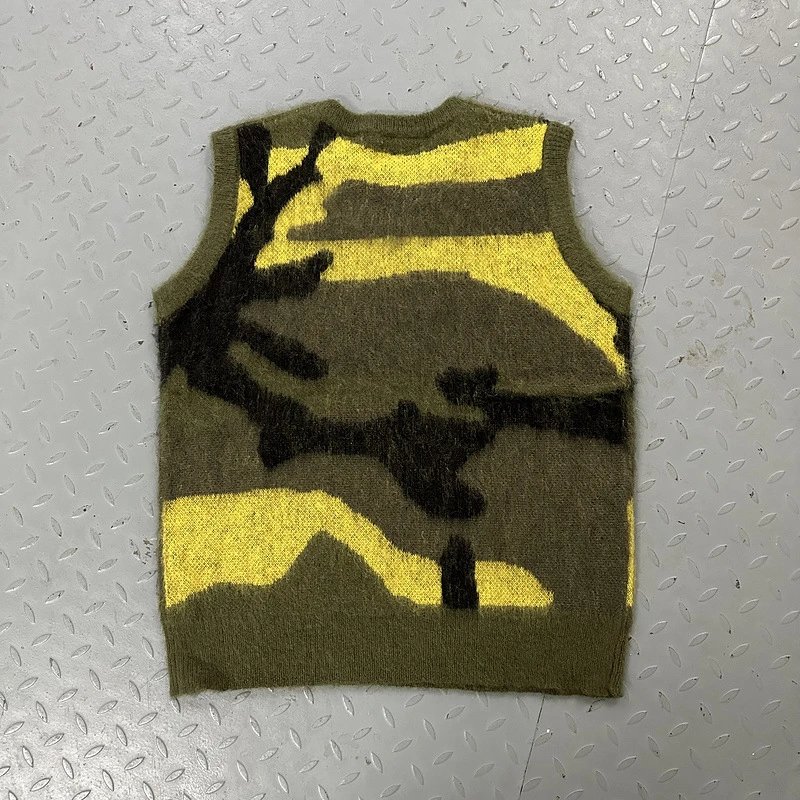 Corteiz mohair knit vest qc 3