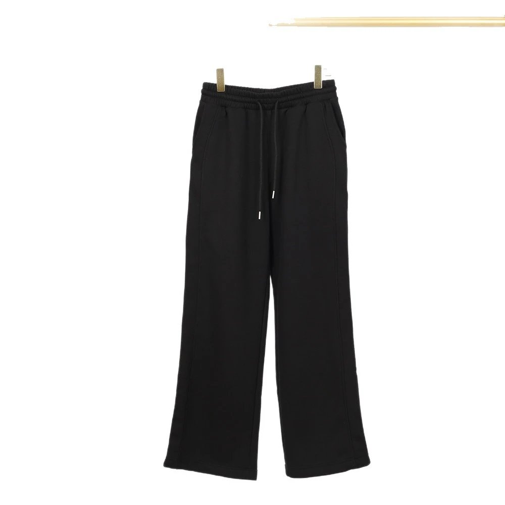 Versace wool blend wide-leg casual pants qc 1
