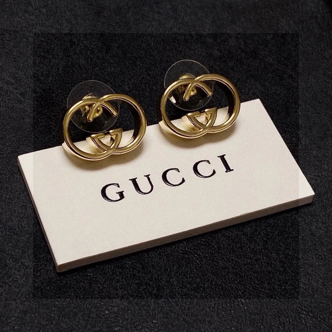 Gucci Interlocking G Series Earrings qc 1