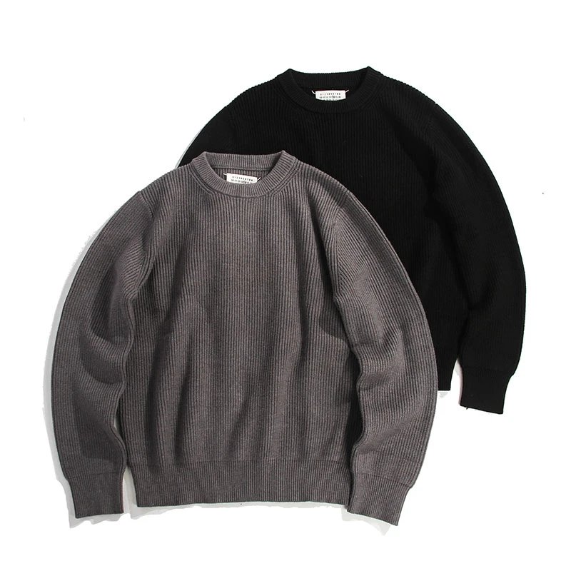 Maison Margiela Ribbed Crew Neck Sweater qc 3