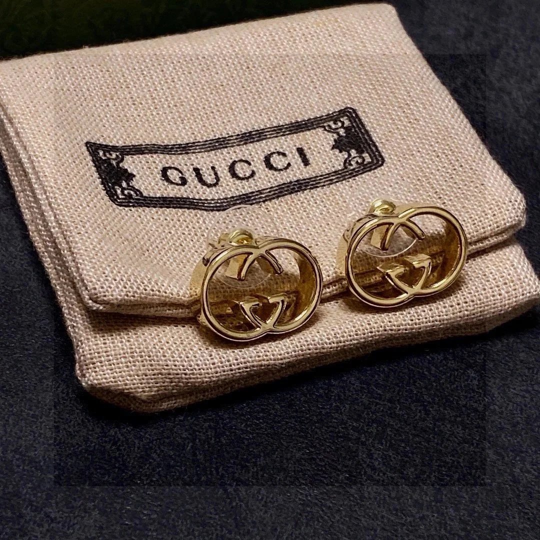 Gucci Interlocking G Series Earrings qc 4