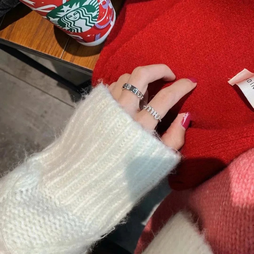 Miu Miu silver metal ring qc 1