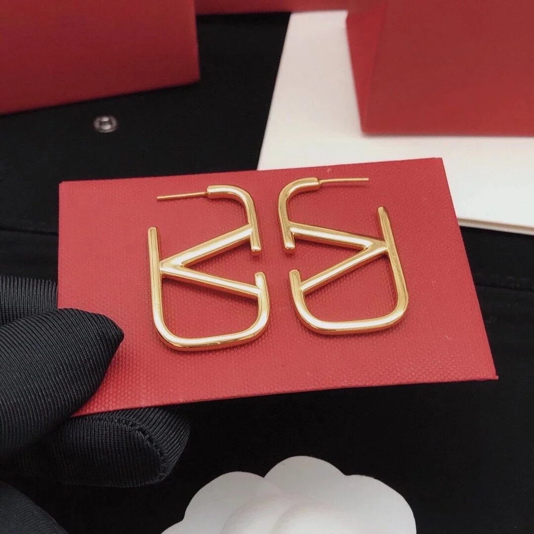 Valentino VLogo Signature Metal Earrings qc 3