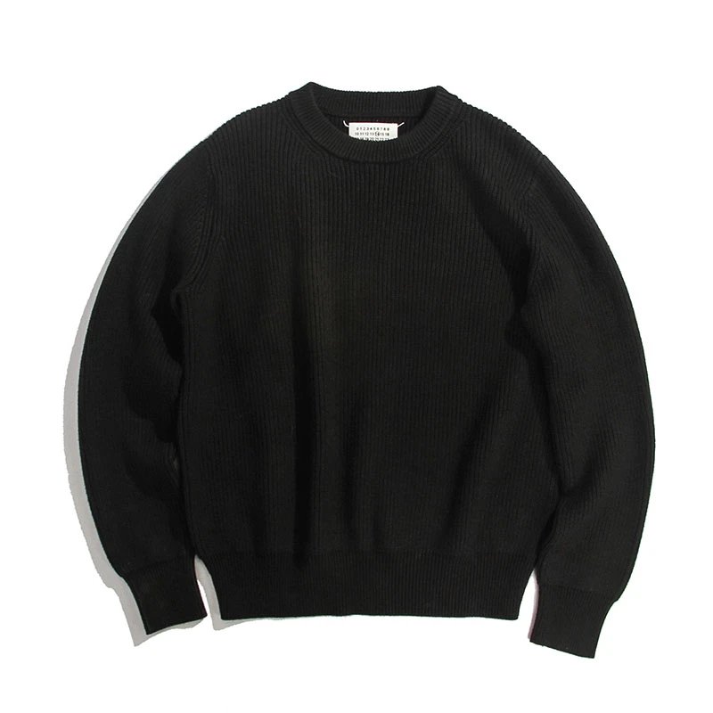 Maison Margiela Ribbed Crew Neck Sweater qc 4