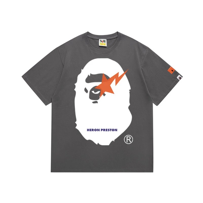 BAPE & GUNDAM Collaboration BABY MILO Printed T-Shirt qc 4