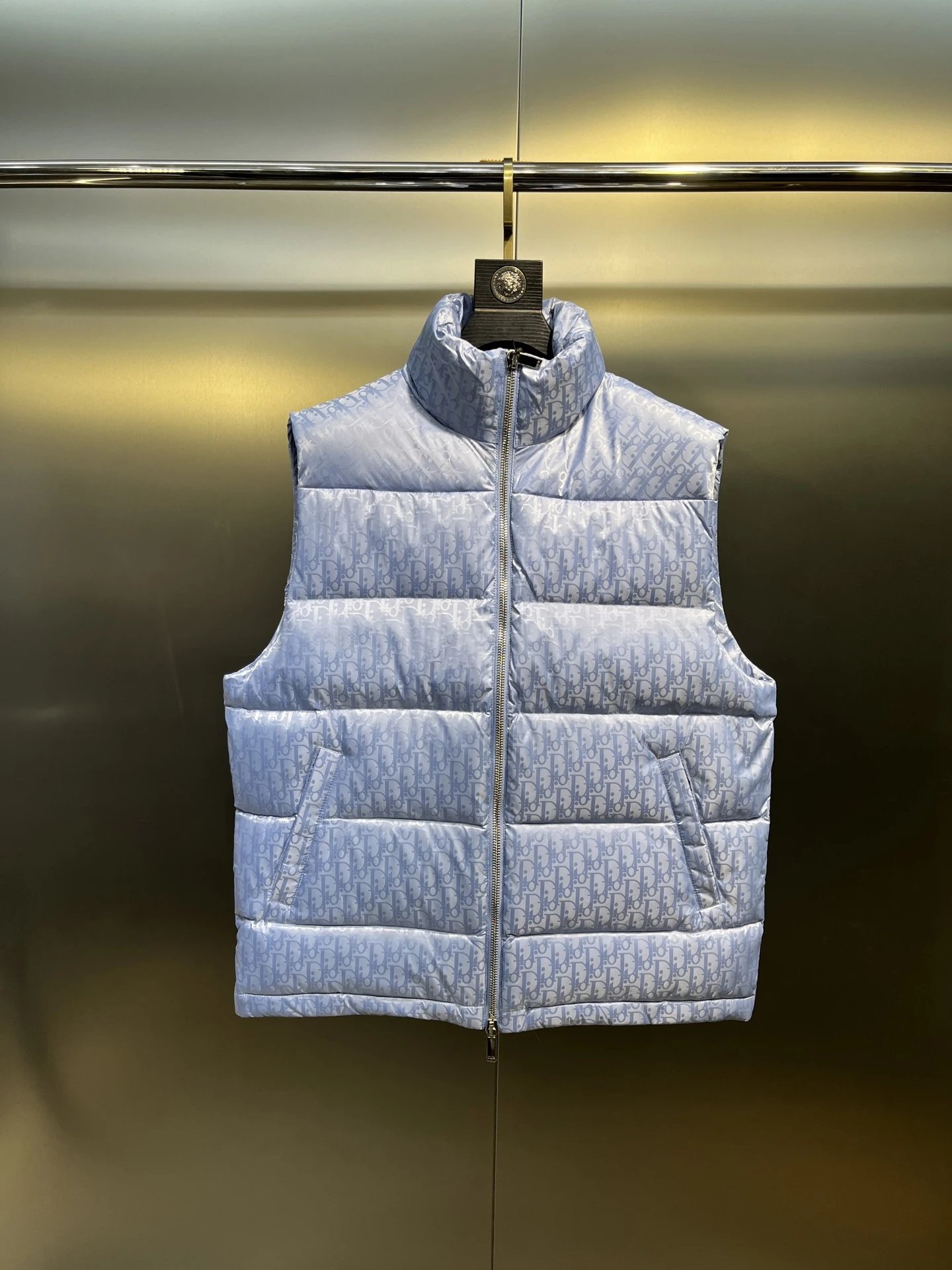 Dior Oblique jacquard puffer vest qc 2
