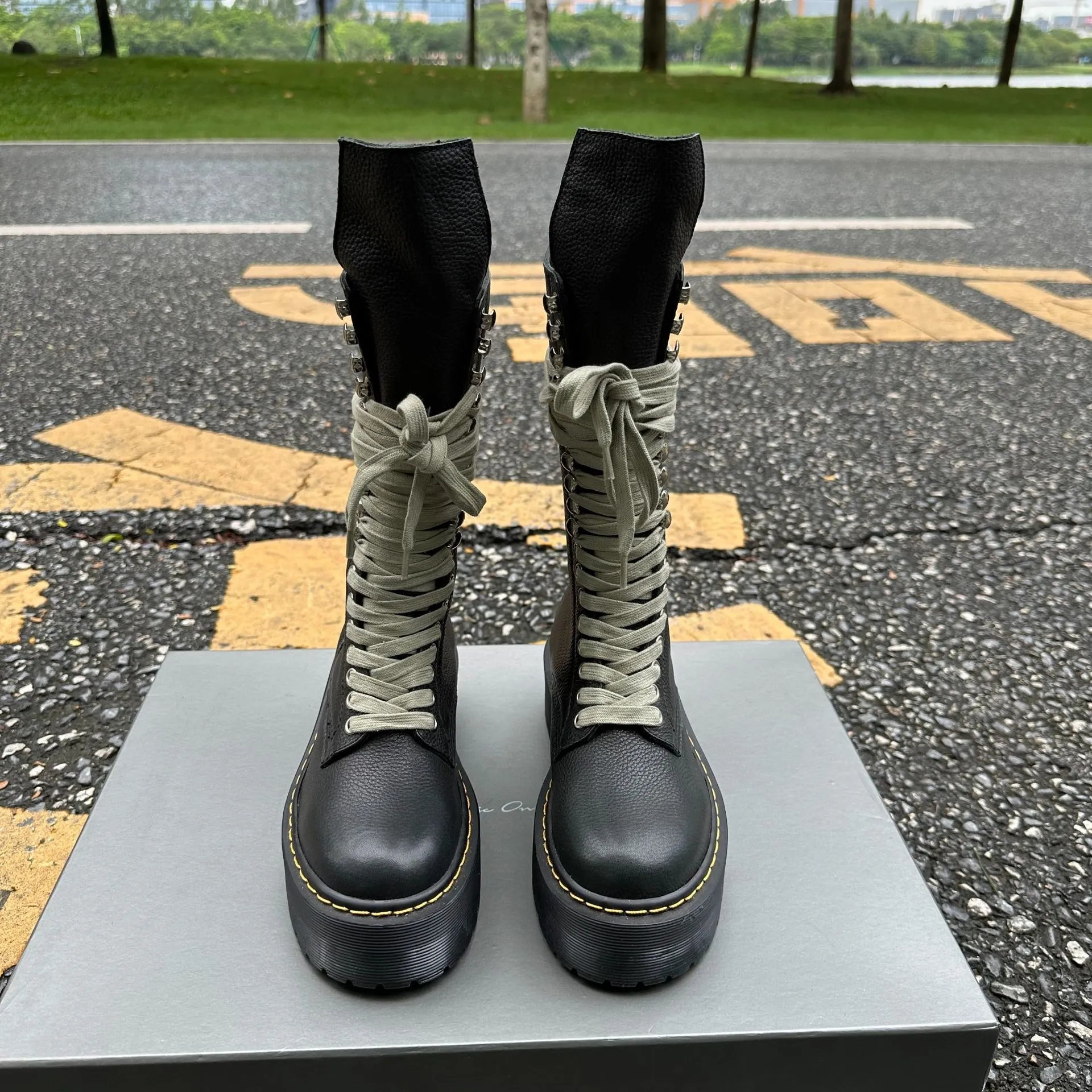 Dr. Martens x Rick Owens 1918 DMXL Calf Length (1 Colorways) qc 4