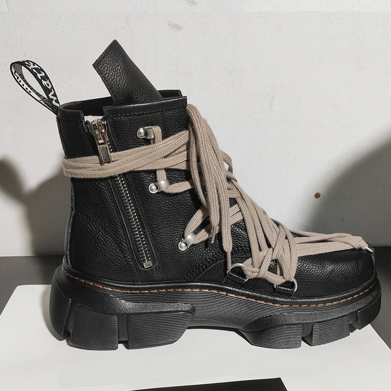 Rick Owens x Dr. Martens 1460 DMXL Mega Lace Boots(1 Colorways) qc 3