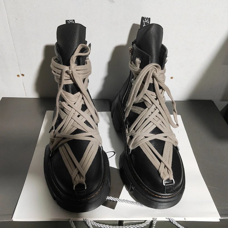 Rick Owens x Dr. Martens 1460 DMXL Mega Lace Boots(1 Colorways)